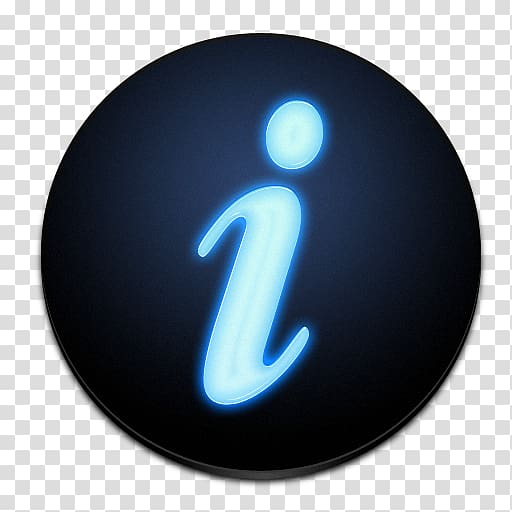i logo, symbol electric blue font, Toolbar Regular Get Info transparent background PNG clipart