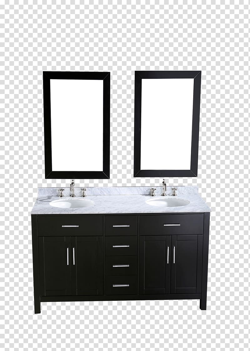 Brushed metal Bathroom cabinet Sink Mirror, sink transparent background PNG clipart