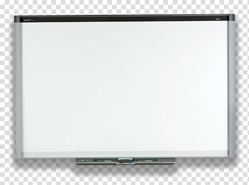 whiteboard stand on transparent background, poster board stand