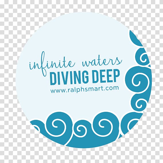 Infinite Waters (Diving Deep) Psychologist Logo Author Design, dive deep conversations transparent background PNG clipart