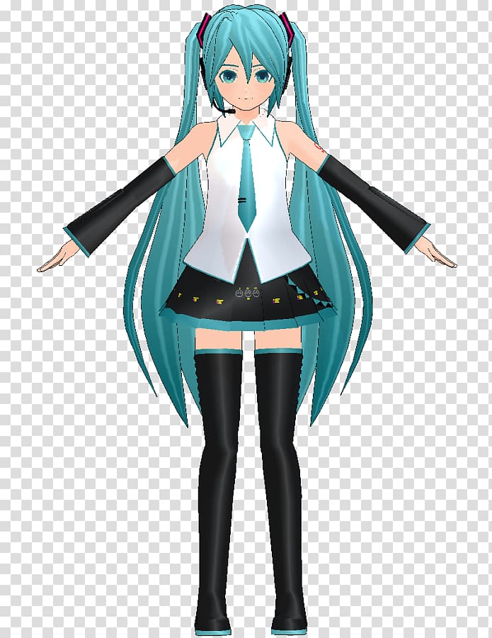 Hatsune Miku Vocaloid Chibi MikuMikuDance Black Rock Desert, hatsune miku transparent background PNG clipart