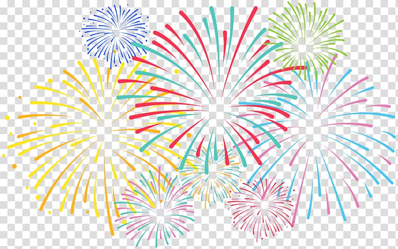assorted-color fireworks illustration, Pattern, Fireworks transparent background PNG clipart