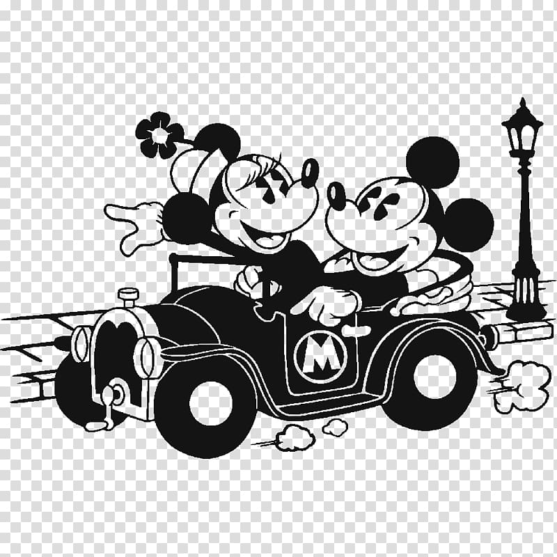 Minnie Mouse Mickey Mouse Sticker Wall decal, advertisment way for car transparent background PNG clipart