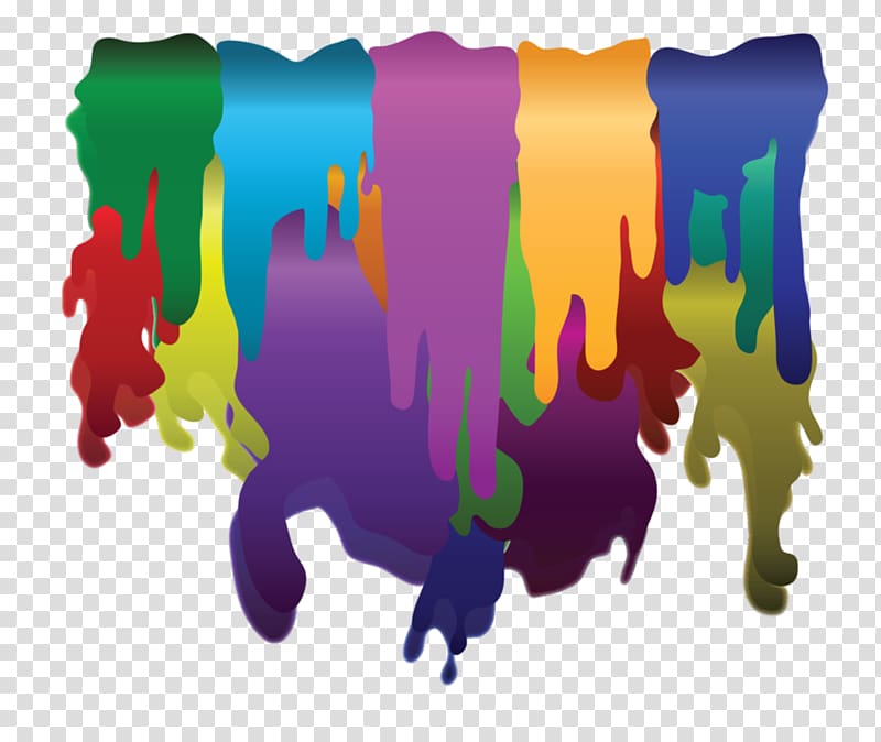 Art Drip painting, painted transparent background PNG clipart