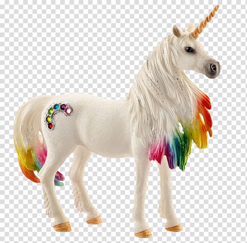 Schleich Unicorn Toy Mare Foal, unicorn transparent background PNG clipart