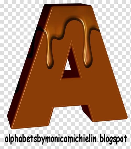 Hebrew alphabet M Letter Font, chocolate alphabet transparent background PNG clipart