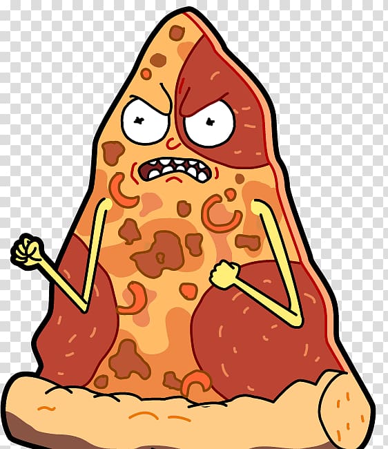 Morty Smith Pocket Mortys Pizza Rick Sanchez Pepperoni, pizza transparent background PNG clipart