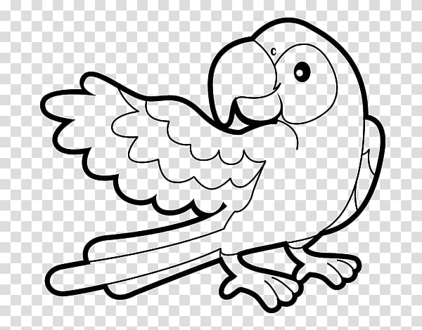 Coloring book Drawing True parrot Child, others transparent background PNG clipart