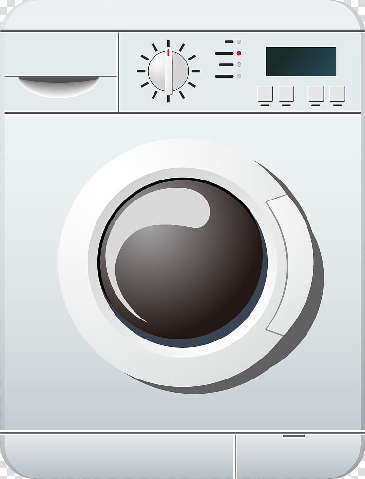 Clothes dryer Washing machine Laundry, Electric washing machine transparent background PNG clipart