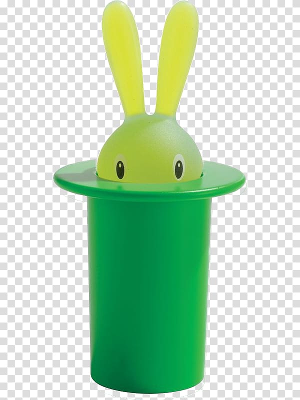 Alessi Green Toothpick, Green Bunny transparent background PNG clipart