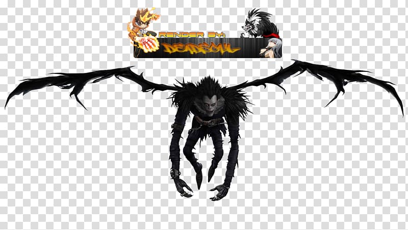 Ryuk Light Yagami Death Note Film Shinigami, death transparent background PNG clipart