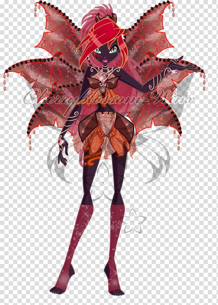 Digital art Demon Character, night club transparent background PNG clipart