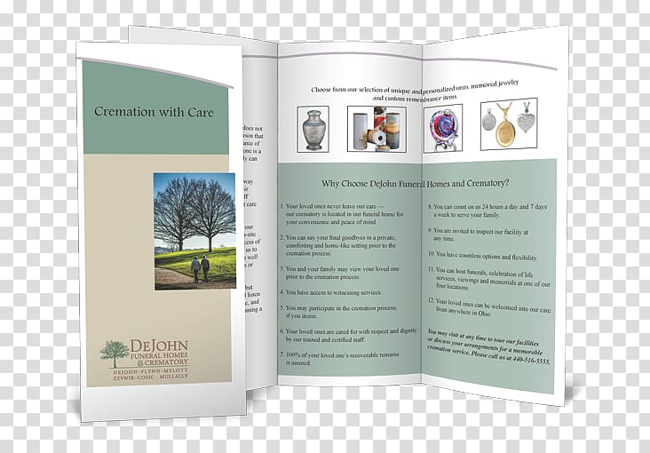 DeJohn Funeral Homes & Crematory Cremation Brochure, Euclidean flower transparent background PNG clipart