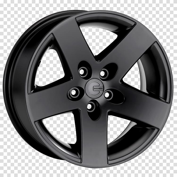 Alloy wheel Spoke Hubcap Rim, black mamba transparent background PNG clipart