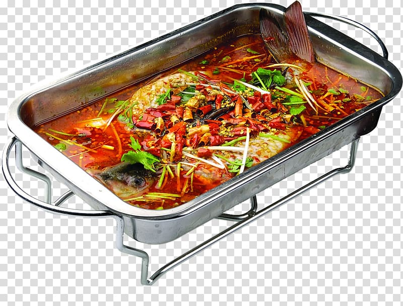 Chinese cuisine Hunan cuisine Dish Roasting Fish, Secret fish transparent background PNG clipart
