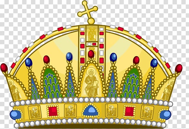 Heraldry Holy Crown of Hungary Art Coat of arms of Hungary, St Stephen transparent background PNG clipart