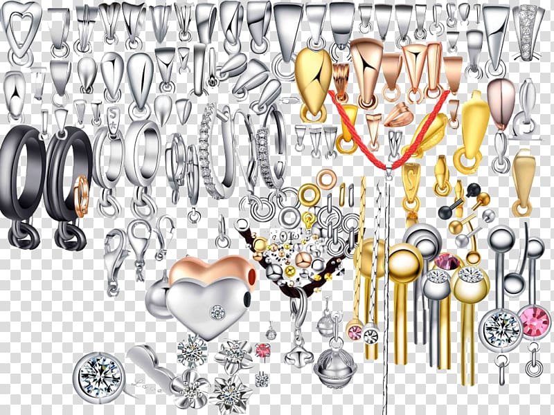 Jewellery Bijou Bitxi, All kinds of jewelry transparent background PNG clipart