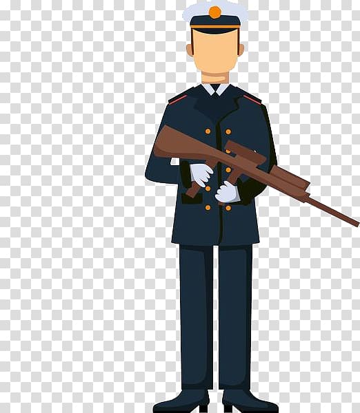 Military Soldier Silhouette Illustration, Police officer with guns transparent background PNG clipart
