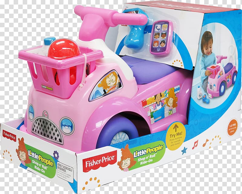 Amazon.com Toy Fisher-Price Little People Shop N Roll Ride-On Fisher-Price Little People Shop N Roll Ride-On, toy transparent background PNG clipart