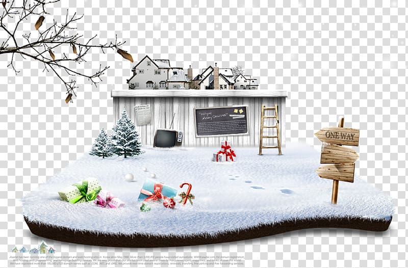 Christmas tree Snow Poster, Winter Poster transparent background PNG clipart