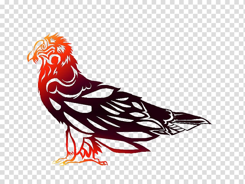 Rooster Bearded vulture Bird of prey, bearded vulture transparent background PNG clipart