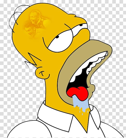 Homer Simpson Bart Simpson Mr. Burns Drooling Sideshow Bob, Bart Simpson transparent background PNG clipart
