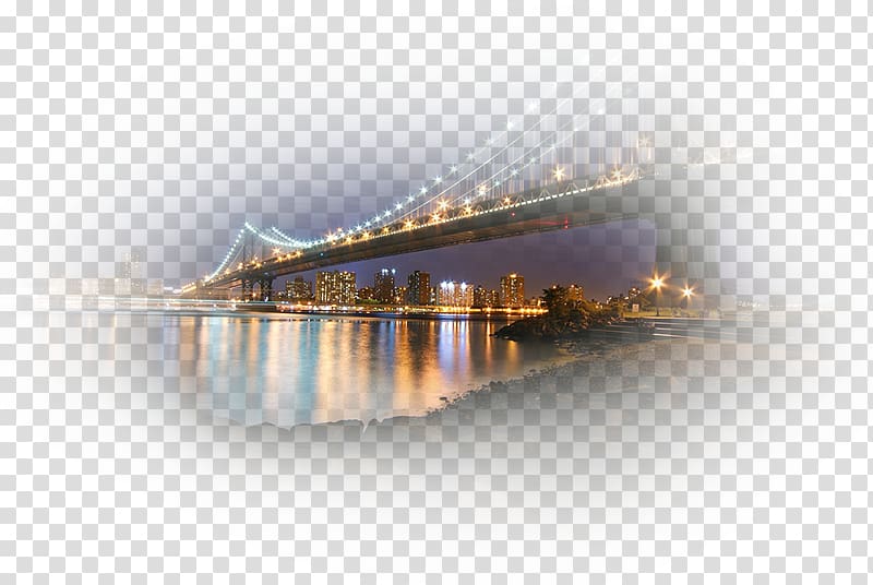 Manhattan Bridge Brooklyn Bridge Desktop Bridge–tunnel, bridge transparent background PNG clipart