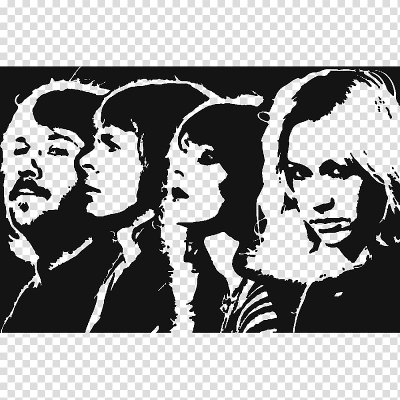 ABBA: The Museum ABBA: The Treasures Greatest Hits The Best of ABBA, great wall silhouette transparent background PNG clipart