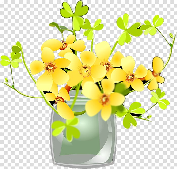 Floral design Vegetation Landscape, vase transparent background PNG clipart