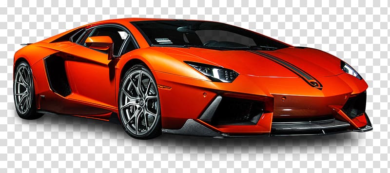 red Lamborghini Aventador, 2012 Lamborghini Aventador Lamborghini Gallardo Car 2017 Lamborghini Aventador Coupe, Orange Lamborghini Aventador Coupe Car transparent background PNG clipart