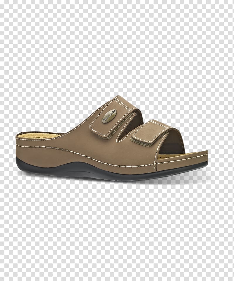 Shoe Sandal Leather Taupe Walking, transparent background PNG clipart