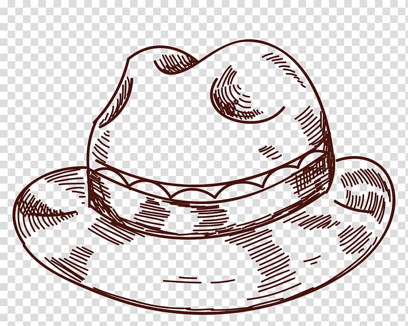 Straw hat , Abstract hat transparent background PNG clipart