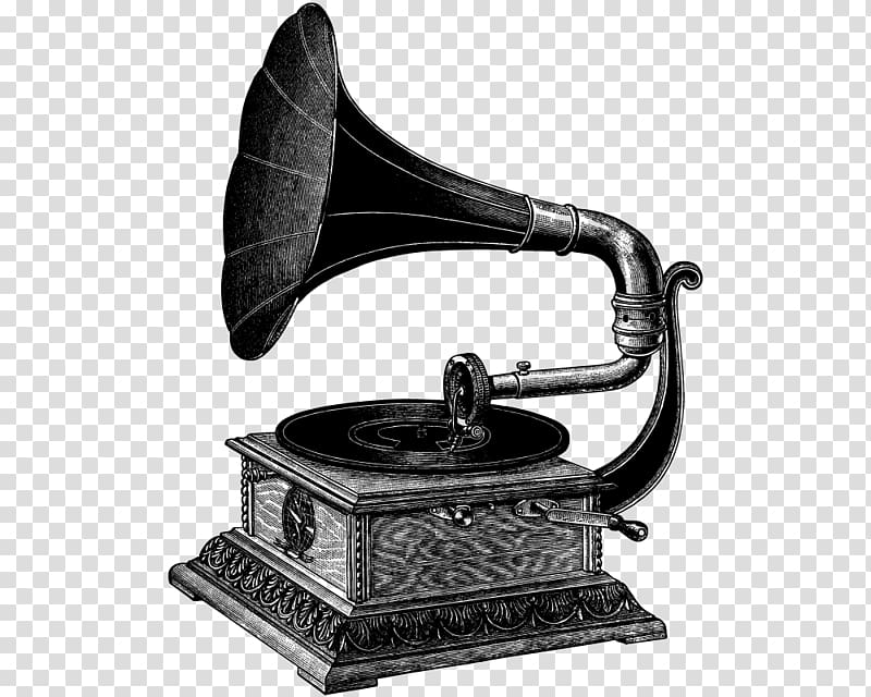Phonograph record Drawing, Turntable transparent background PNG clipart