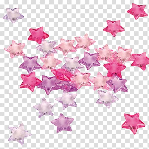 Party Confetti Bxf8rnefxf8dselsdag Color, Pink Little Star transparent background PNG clipart