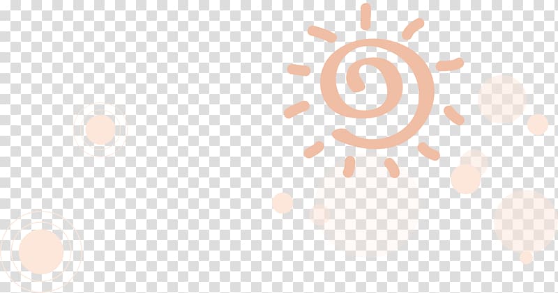Brand Pattern, Orange simple sun circle floating material transparent background PNG clipart