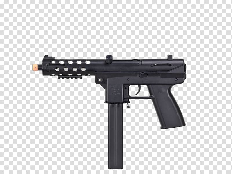 Airsoft Guns TEC-9 Firearm Submachine gun, weapon transparent background PNG clipart