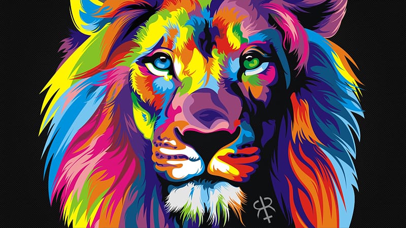 Lion Art Painting Canvas , rambo transparent background PNG clipart