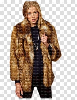 Fur clothing Coat Fake fur Jacket, jacket transparent background PNG clipart