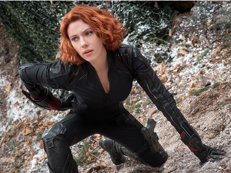 Scarlett Johansson Black Widow Avengers: Age of Ultron Actor Marvel Cinematic Universe, Black Widow transparent background PNG clipart