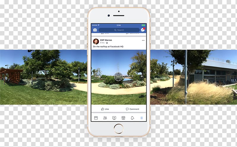 Immersive video Facebook, Inc. Facebook Messenger Samsung Gear 360, facebook transparent background PNG clipart