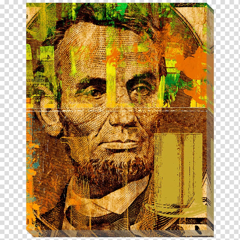 Abraham Lincoln Archaeological site United States five-dollar bill Carving Art, others transparent background PNG clipart