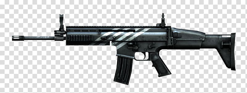 FN SCAR Airsoft Guns Close quarters combat FN Herstal, assault rifle transparent background PNG clipart