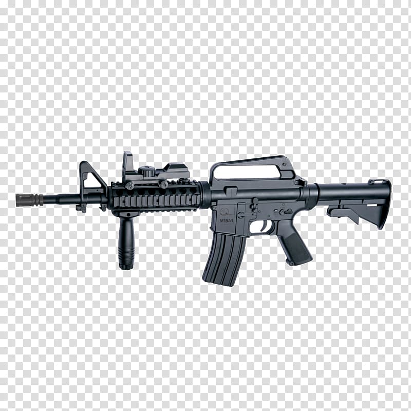 ArmaLite Airsoft Guns M4 carbine Rifle Weapon, weapon transparent background PNG clipart
