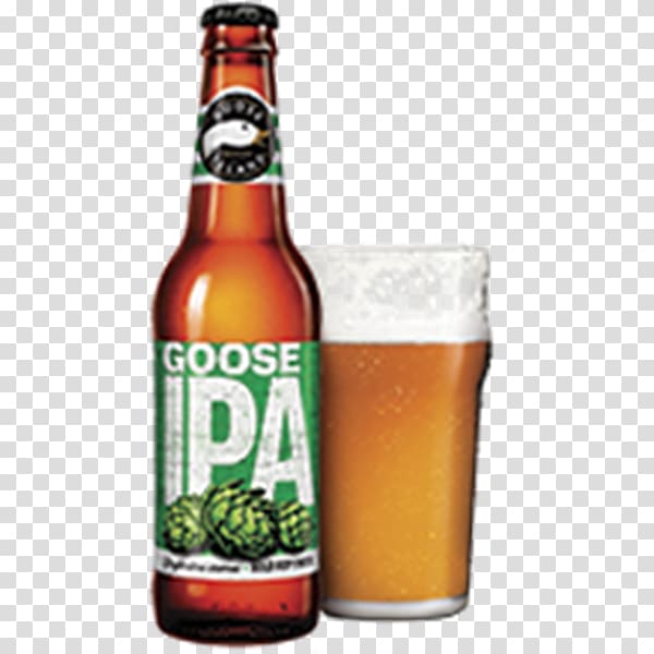 Goose Island Brewery India pale ale Beer Goose Island IPA, beer transparent background PNG clipart