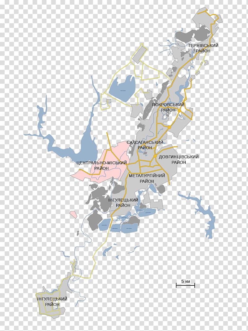 Metalurhiynyy Rayon Saksahanskyi District Pokrovskyy district Dovhyntsivs'kyi district Tsentral'no-Mis'kyi district, UK Map transparent background PNG clipart