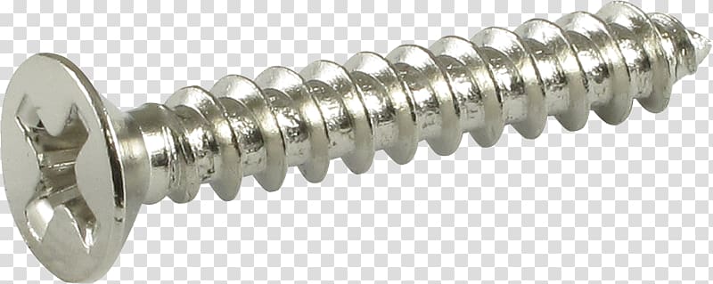 ISO metric screw thread Fastener Stainless steel, screw transparent background PNG clipart