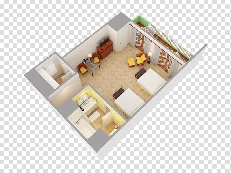 Floor plan Sunrise House Room Apartment, 3d home transparent background PNG clipart