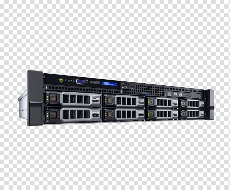 Dell PowerEdge R530 Computer Servers Xeon, Computer transparent background PNG clipart