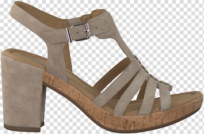 Sandal Beige Wedge Shoe Absatz, sandal transparent background PNG clipart