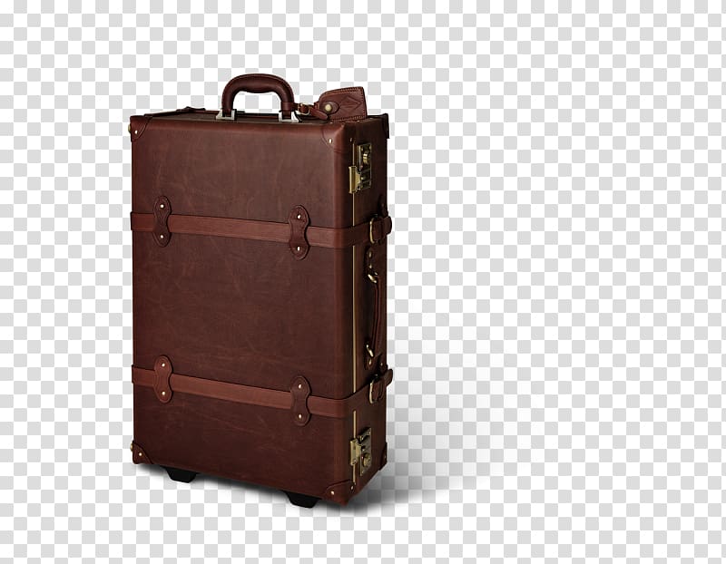 Baggage Suitcase Briefcase Leather, vintage suitcase transparent background PNG clipart